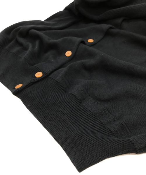 Vivienne Westwood RED LABEL（ヴィヴィアンウエストウッドレッドレーベル）Vivienne Westwood RED LABEL (ヴィヴィアンウエストウッドレッドレーベル) 畔フリルニットカーディガン ブラック サイズ:00の古着・服飾アイテム