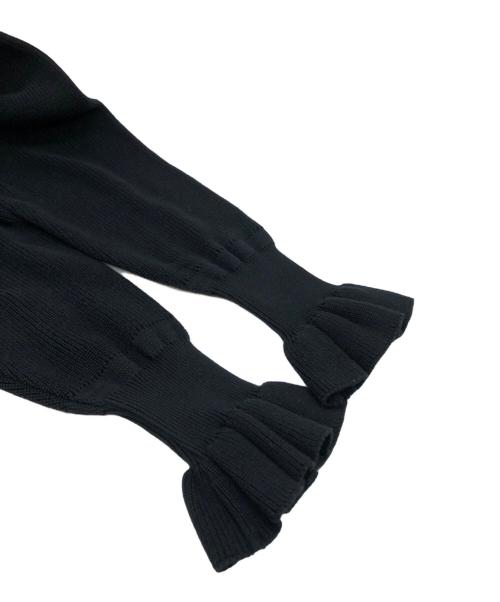 Vivienne Westwood RED LABEL（ヴィヴィアンウエストウッドレッドレーベル）Vivienne Westwood RED LABEL (ヴィヴィアンウエストウッドレッドレーベル) 畔フリルニットカーディガン ブラック サイズ:00の古着・服飾アイテム