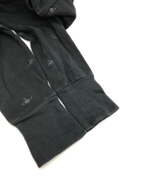 Vivienne Westwood RED LABEL（ヴィヴィアンウエストウッドレッドレーベル）Vivienne Westwood RED LABEL (ヴィヴィアンウエストウッドレッドレーベル) オーブ刺繍ジップパーカー ブラック サイズ:1の古着・服飾アイテム