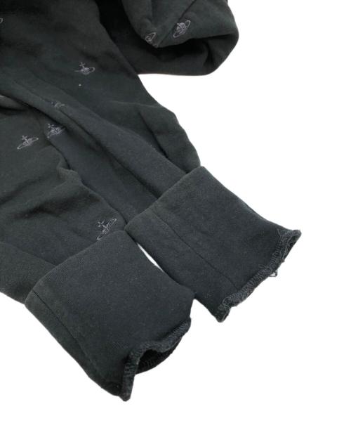 Vivienne Westwood RED LABEL（ヴィヴィアンウエストウッドレッドレーベル）Vivienne Westwood RED LABEL (ヴィヴィアンウエストウッドレッドレーベル) オーブ刺繍ジップパーカー ブラック サイズ:1の古着・服飾アイテム