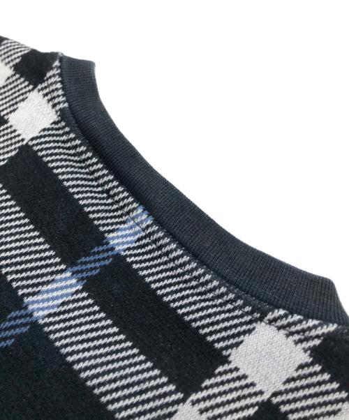 BURBERRY LONDON（バーバリーロンドン）BURBERRY LONDON (バーバリーロンドン) ノバチェックTシャツ ネイビー サイズ:Mの古着・服飾アイテム