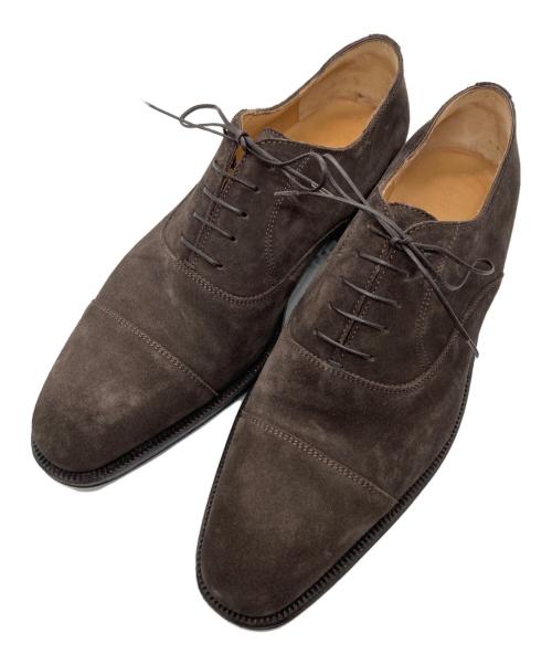 SUTOR MANTELLASSI（ストール・マンテラッシ）Sutor Mantellassi (ストール・マンテラッシ) スウェードシューズ ブラウン サイズ:9の古着・服飾アイテム