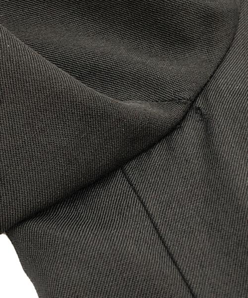 Yohji Yamamoto pour homme（ヨウジヤマモト プールオム）Yohji Yamamoto pour homme (ヨウジヤマモト プールオム) ウールギャバジン ノーカラー コート ブラック サイズ:2の古着・服飾アイテム