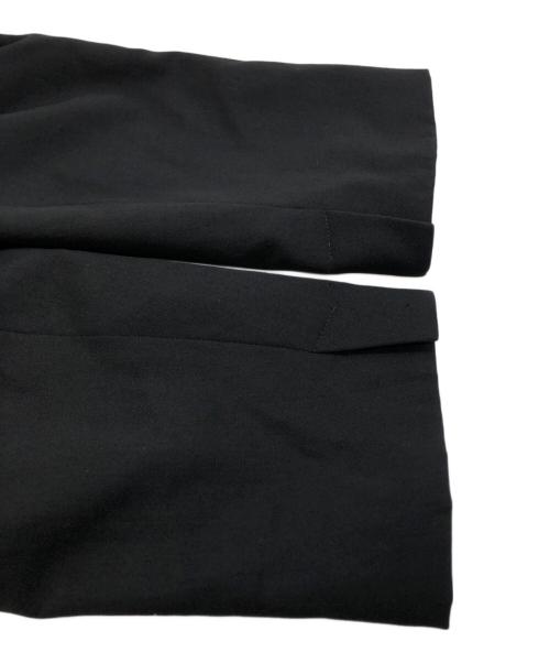 Yohji Yamamoto pour homme（ヨウジヤマモト プールオム）Yohji Yamamoto pour homme (ヨウジヤマモト プールオム) ウールギャバジン ノーカラー コート ブラック サイズ:2の古着・服飾アイテム