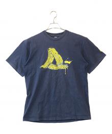 stussy（ステューシー）の古着「プリントTシャツ」｜ネイビー