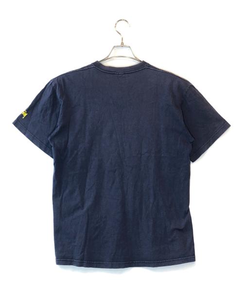 stussy（ステューシー）stussy (ステューシー) プリントTシャツ ネイビー サイズ:Largeの古着・服飾アイテム