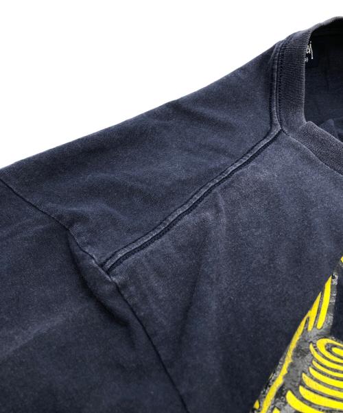 stussy（ステューシー）stussy (ステューシー) プリントTシャツ ネイビー サイズ:Largeの古着・服飾アイテム