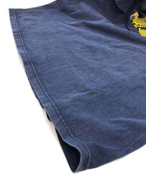 stussy（ステューシー）stussy (ステューシー) プリントTシャツ ネイビー サイズ:Largeの古着・服飾アイテム
