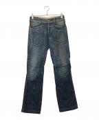 MARITHE+FRANCOIS GIRBAUDマリテフランソワジルボー）の古着「フレアデニムパンツ」｜インディゴ