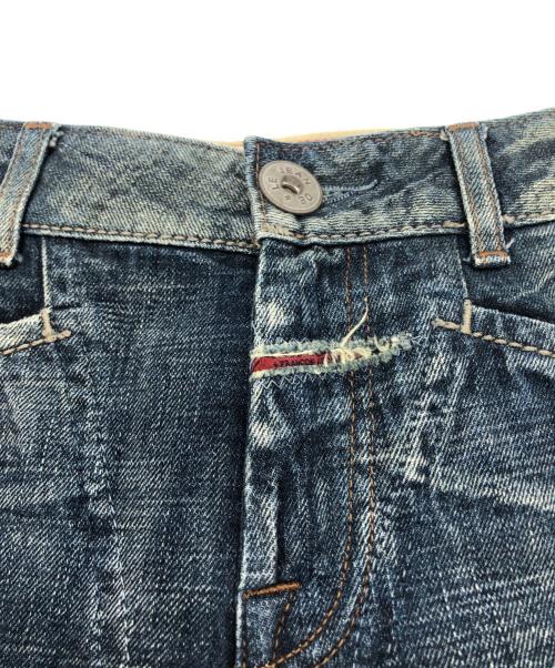 MARITHE+FRANCOIS GIRBAUD（マリテフランソワジルボー）MARITHE+FRANCOIS GIRBAUD (マリテフランソワジルボー) フレアデニムパンツ インディゴ サイズ:Sの古着・服飾アイテム