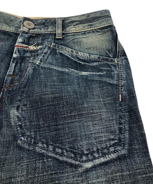 MARITHE+FRANCOIS GIRBAUD（マリテフランソワジルボー）MARITHE+FRANCOIS GIRBAUD (マリテフランソワジルボー) フレアデニムパンツ インディゴ サイズ:Sの古着・服飾アイテム