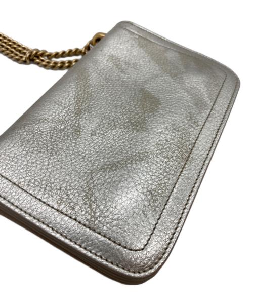 Salvatore Ferragamo（サルヴァトーレ フェラガモ）Salvatore Ferragamo (サルヴァトーレ フェラガモ) Small Ginevra Shoulder Bag ゴールドの古着・服飾アイテム