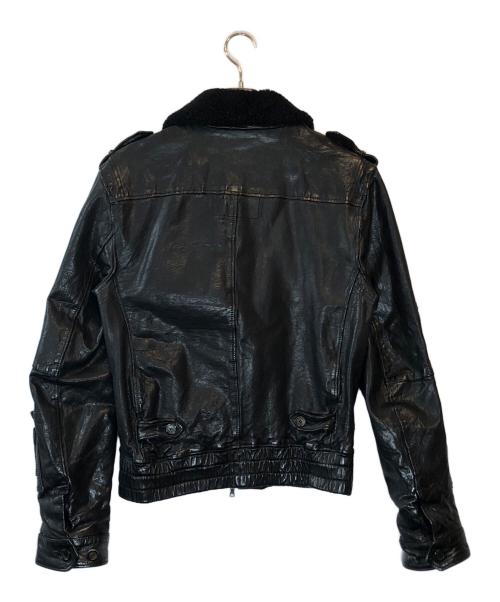 NEIL BARRETT（ニールバレット）NEIL BARRETT (ニールバレット) レザージャケット ブラック サイズ:下記参照の古着・服飾アイテム