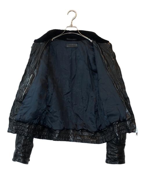 NEIL BARRETT（ニールバレット）NEIL BARRETT (ニールバレット) レザージャケット ブラック サイズ:下記参照の古着・服飾アイテム