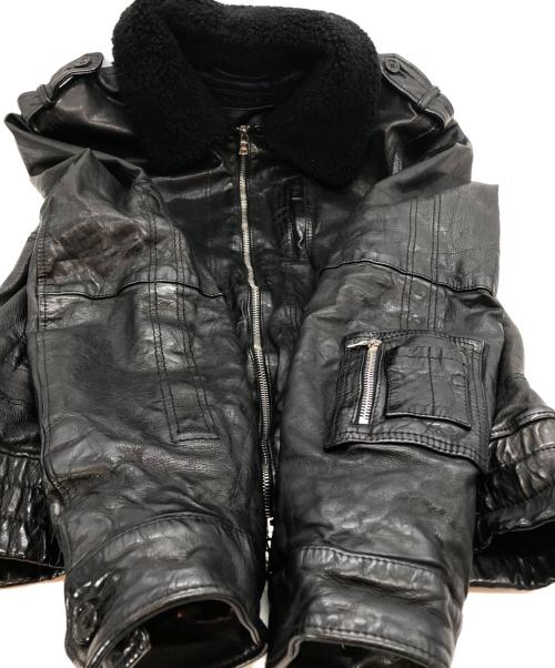 NEIL BARRETT（ニールバレット）NEIL BARRETT (ニールバレット) レザージャケット ブラック サイズ:下記参照の古着・服飾アイテム