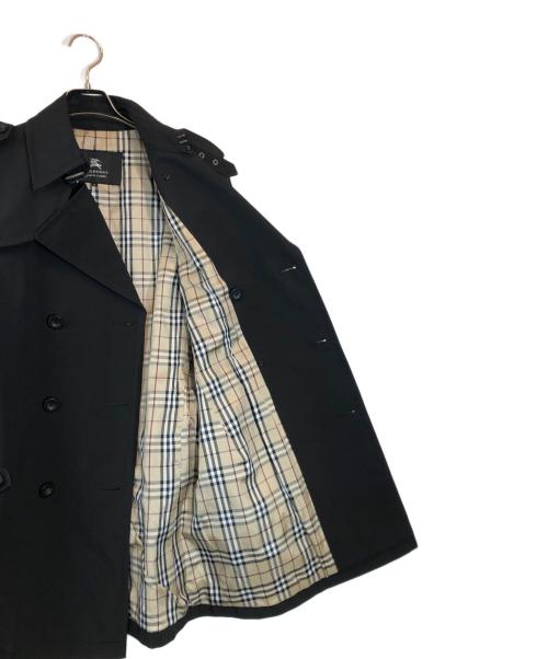 BURBERRY BLACK LABEL（バーバリーブラックレーベル）BURBERRY BLACK LABEL (バーバリーブラックレーベル) 裏ノバチェックトレンチコート ブラック サイズ:Mの古着・服飾アイテム
