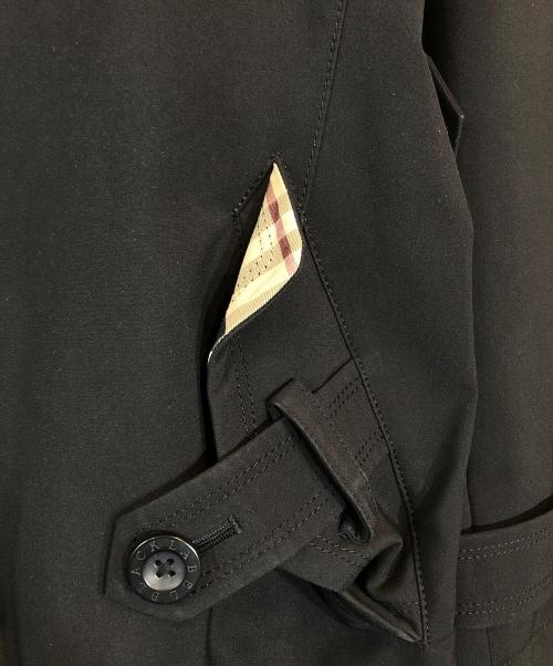 BURBERRY BLACK LABEL（バーバリーブラックレーベル）BURBERRY BLACK LABEL (バーバリーブラックレーベル) 裏ノバチェックトレンチコート ブラック サイズ:Mの古着・服飾アイテム
