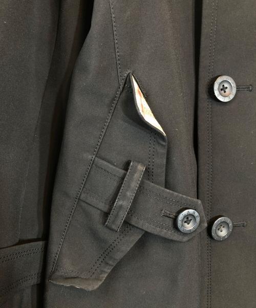 BURBERRY BLACK LABEL（バーバリーブラックレーベル）BURBERRY BLACK LABEL (バーバリーブラックレーベル) 裏ノバチェックトレンチコート ブラック サイズ:Mの古着・服飾アイテム