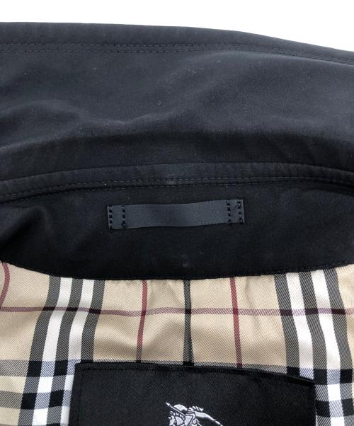 BURBERRY BLACK LABEL（バーバリーブラックレーベル）BURBERRY BLACK LABEL (バーバリーブラックレーベル) 裏ノバチェックトレンチコート ブラック サイズ:Mの古着・服飾アイテム