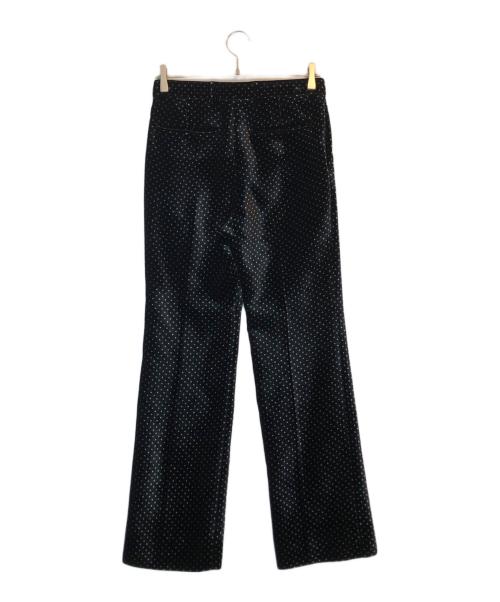 GUCCI（グッチ）GUCCI (グッチ) ベルベッドットスラックス ブラック サイズ:44の古着・服飾アイテム