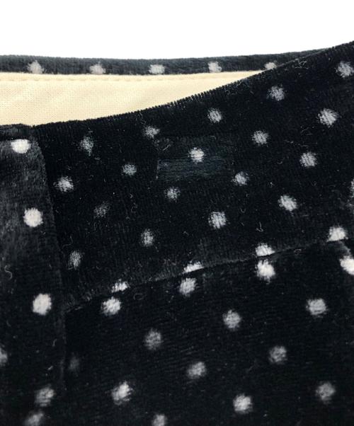 GUCCI（グッチ）GUCCI (グッチ) ベルベッドットスラックス ブラック サイズ:44の古着・服飾アイテム