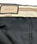 中古・古着 GUCCI (グッチ) ベルベッドットスラックス ブラック サイズ:44：35000円
