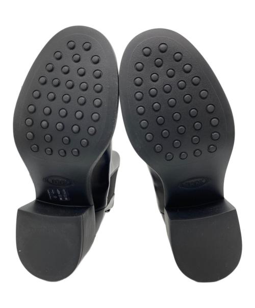 TOD'S（トッズ）TOD'S (トッズ) レザーアンクルブーツ ブラック サイズ:37 1/2(S SIZE)の古着・服飾アイテム