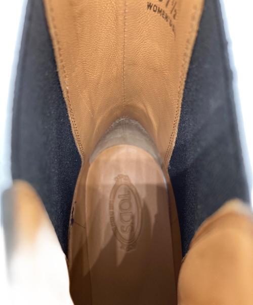 TOD'S（トッズ）TOD'S (トッズ) レザーアンクルブーツ ブラック サイズ:37 1/2(S SIZE)の古着・服飾アイテム