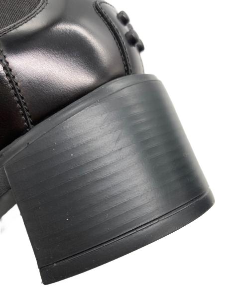 TOD'S（トッズ）TOD'S (トッズ) レザーアンクルブーツ ブラック サイズ:37 1/2(S SIZE)の古着・服飾アイテム