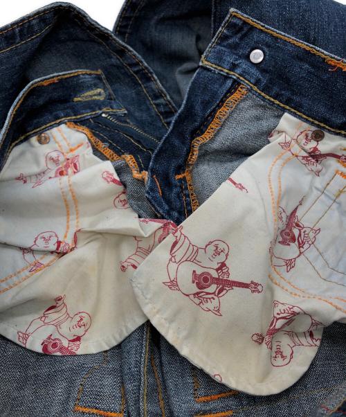 TRUE RELIGION（トゥルー レリジョン）TRUE RELIGION (トゥルー レリジョン) RICKYデニムパンツ インディゴ サイズ:30の古着・服飾アイテム