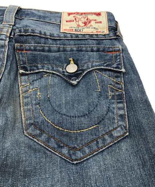 TRUE RELIGION（トゥルー レリジョン）TRUE RELIGION (トゥルー レリジョン) RICKYデニムパンツ インディゴ サイズ:30の古着・服飾アイテム