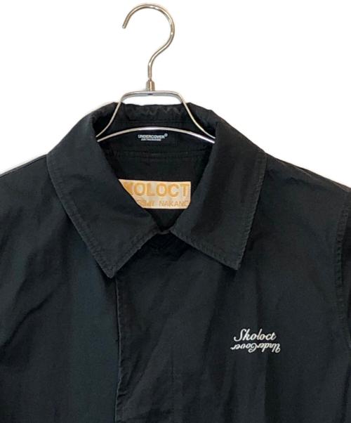 UNDERCOVER（アンダーカバー）UNDERCOVER (アンダーカバー) SKOLOCT (スコロクト) ステンカラーコート ブラック サイズ:2の古着・服飾アイテム
