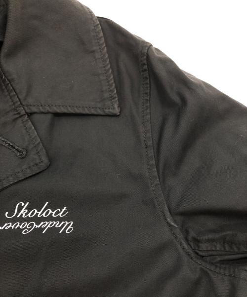 UNDERCOVER（アンダーカバー）UNDERCOVER (アンダーカバー) SKOLOCT (スコロクト) ステンカラーコート ブラック サイズ:2の古着・服飾アイテム