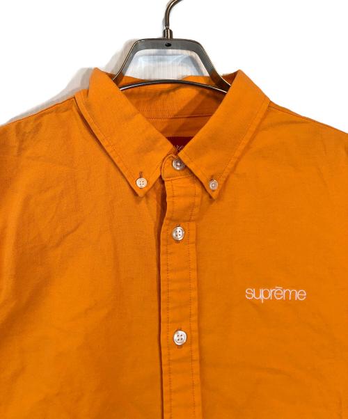 SUPREME（シュプリーム）Supreme (シュプリーム) Classic Logo Oxford L/S Shirt オレンジ サイズ:Mの古着・服飾アイテム