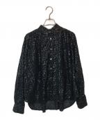 BLACK COMME des GARCONSブラックコムデギャルソン）の古着「レオパード プリントシアーシャツ」｜ブラック