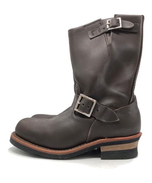 RED WING（レッドウィング）RED WING (レッドウィング) エンジニアブーツ ブラウン サイズ:24.5㎝の古着・服飾アイテム