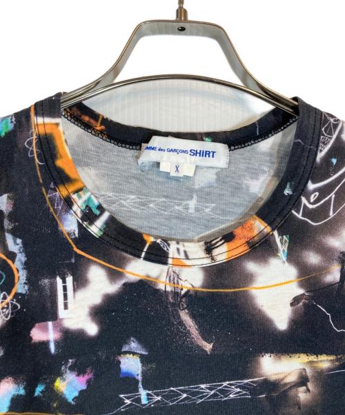COMME des GARCONS SHIRT（コムデギャルソンシャツ）COMME des GARCONS SHIRT (コムデギャルソンシャツ) Futura 2000 フューチュラ 再構築 Tシャツ ブラック サイズ:Xの古着・服飾アイテム