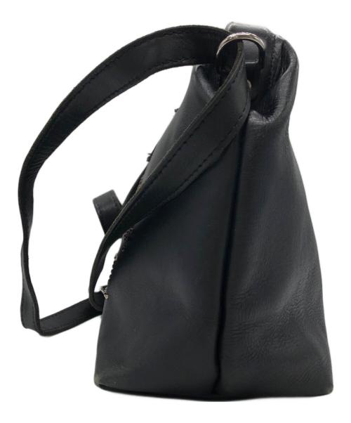 SCHOTT BROS.（ショット）SCHOTT BROS. (ショット) GLAD HAND (グラッドハンド) BILL HEAD LEATHER SHOULDER FRAME BAG ブラックの古着・服飾アイテム