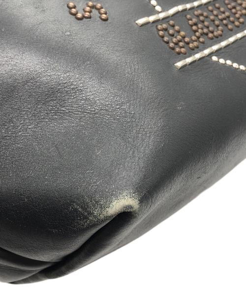 SCHOTT BROS.（ショット）SCHOTT BROS. (ショット) GLAD HAND (グラッドハンド) BILL HEAD LEATHER SHOULDER FRAME BAG ブラックの古着・服飾アイテム