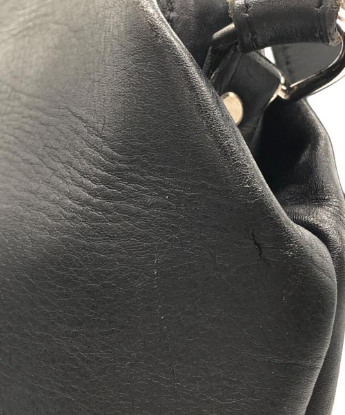 SCHOTT BROS.（ショット）SCHOTT BROS. (ショット) GLAD HAND (グラッドハンド) BILL HEAD LEATHER SHOULDER FRAME BAG ブラックの古着・服飾アイテム