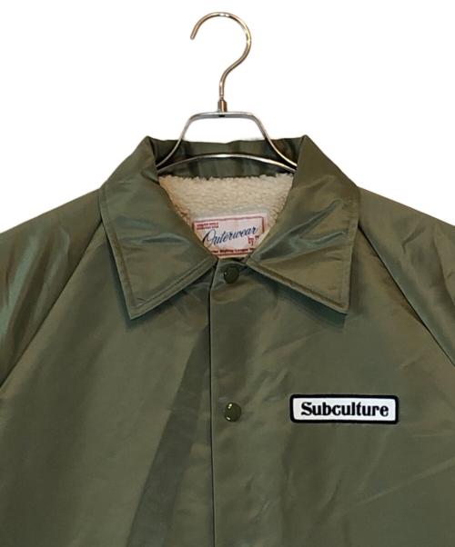 Subculture（サブカルチャー）Subculture (サブカルチャー) COACHES JACKETS オリーブ サイズ:2 未使用品の古着・服飾アイテム