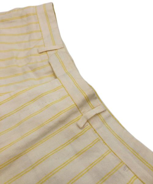HERMES（エルメス）HERMES (エルメス) リネンハーフパンツ イエロー サイズ:SIZE50の古着・服飾アイテム