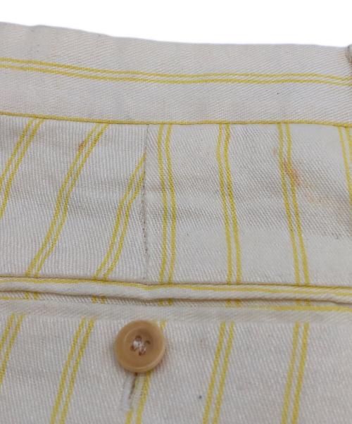 HERMES（エルメス）HERMES (エルメス) リネンハーフパンツ イエロー サイズ:SIZE50の古着・服飾アイテム