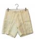 HERMES（エルメス）の古着「リネンハーフパンツ」｜イエロー