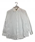 HERMESエルメス）の古着「H刺繍コットンドレスシャツ」｜ホワイト