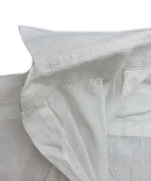 HERMES（エルメス）HERMES (エルメス) H刺繍コットンドレスシャツ ホワイト サイズ:17/43の古着・服飾アイテム