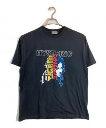 Hysteric Glamour（ヒステリックグラマー）の古着「HAVE MORE FUN刺繍 Tシャツ」｜ブラック