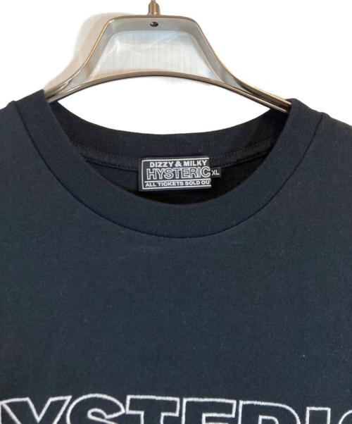 Hysteric Glamour（ヒステリックグラマー）Hysteric Glamour (ヒステリックグラマー) HAVE MORE FUN刺繍 Tシャツ ブラック サイズ:XLの古着・服飾アイテム