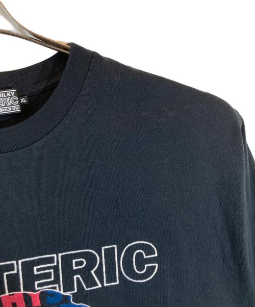 Hysteric Glamour（ヒステリックグラマー）Hysteric Glamour (ヒステリックグラマー) HAVE MORE FUN刺繍 Tシャツ ブラック サイズ:XLの古着・服飾アイテム