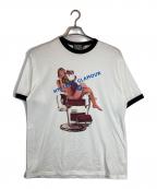 Hysteric Glamourヒステリックグラマー）の古着「HYSTERIC HAIR CUT Tシャツ」｜ホワイト